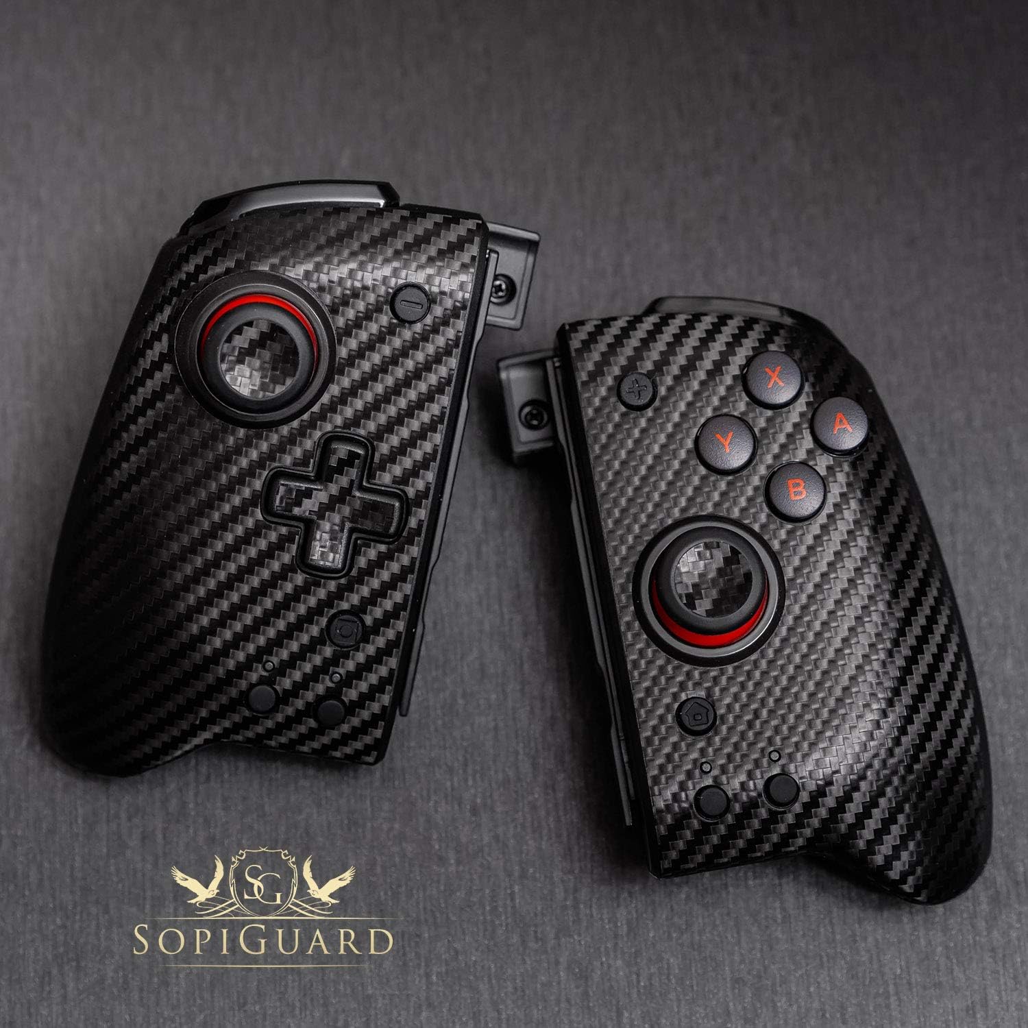 SopiGuard Sticker Skin for 2025 Apple AirPods Pro 3 Earbuds Vinyl Wrap (Carbon Black)